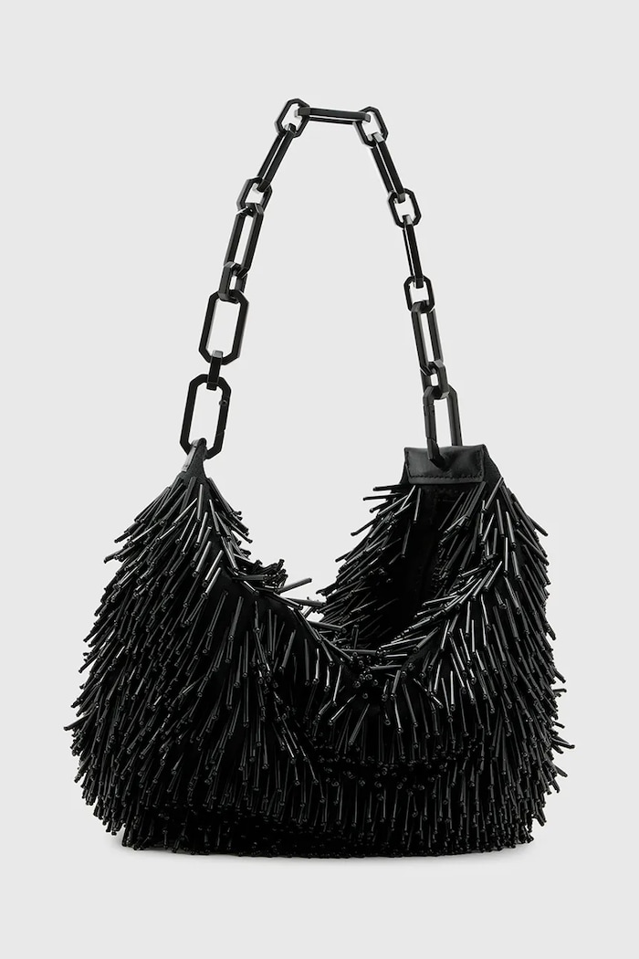 Torba AllSaints MADEA CHAIN W399XB crna
