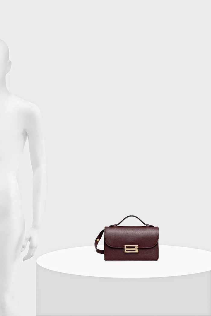 Кожена чанта Victoria Beckham B424AAC005976A