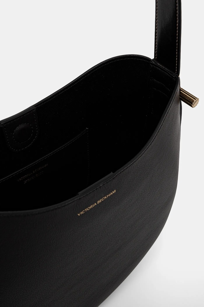 Кожена чанта Victoria Beckham B125AAC006190A черен