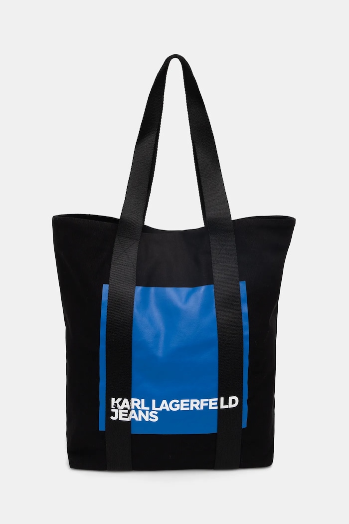 Kabelka Karl Lagerfeld Jeans potisk černá A1W50001