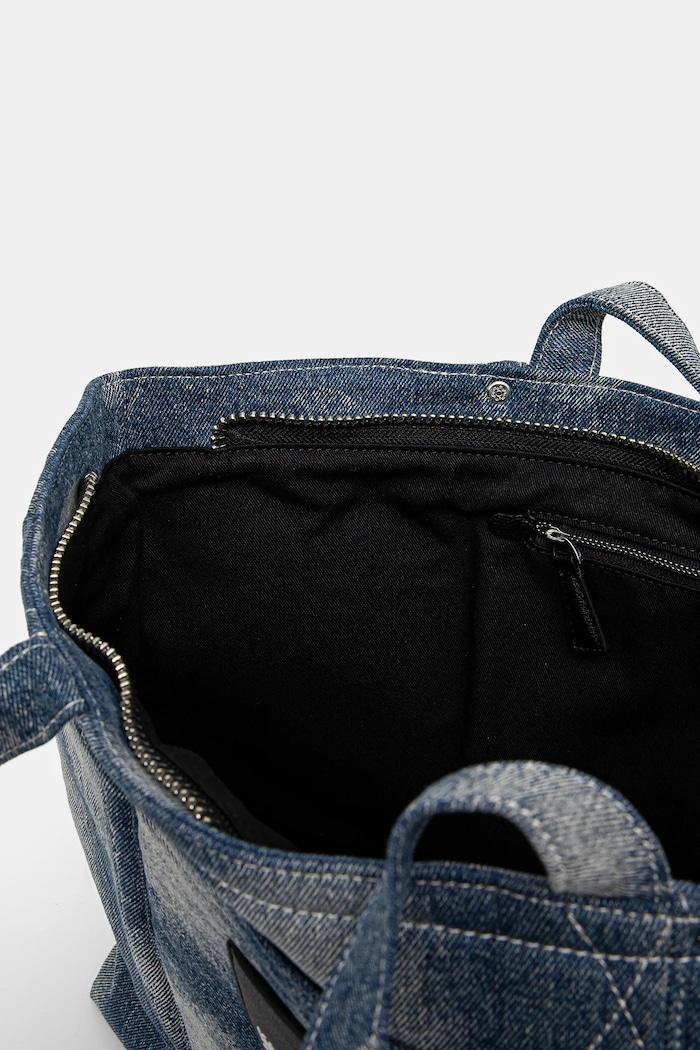 Karl Lagerfeld Jeans torebka jeansowa niebieski A1W50049