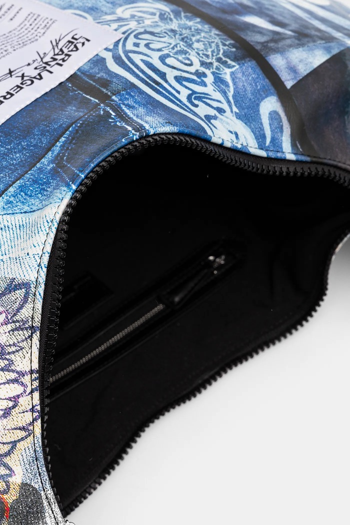 Kabelka Karl Lagerfeld Jeans modrá A1W30513