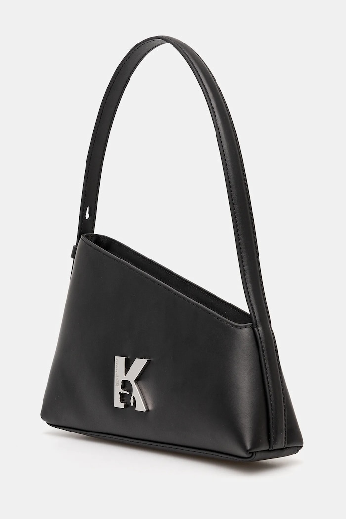 Karl Lagerfeld Jeans torebka skórzana A1W30334 czarny SS25
