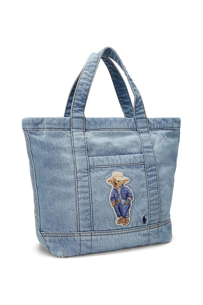 Doplňky Bavlněná kabelka Polo Ralph Lauren 428960636 modrá