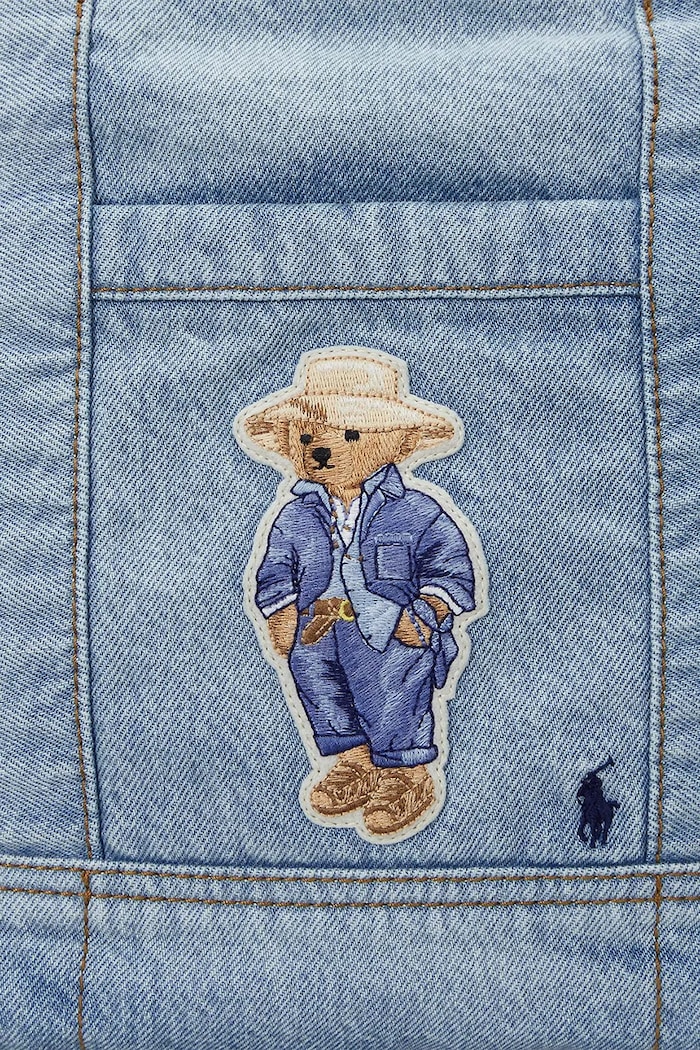 Bavlněná kabelka Polo Ralph Lauren 428960636 modrá