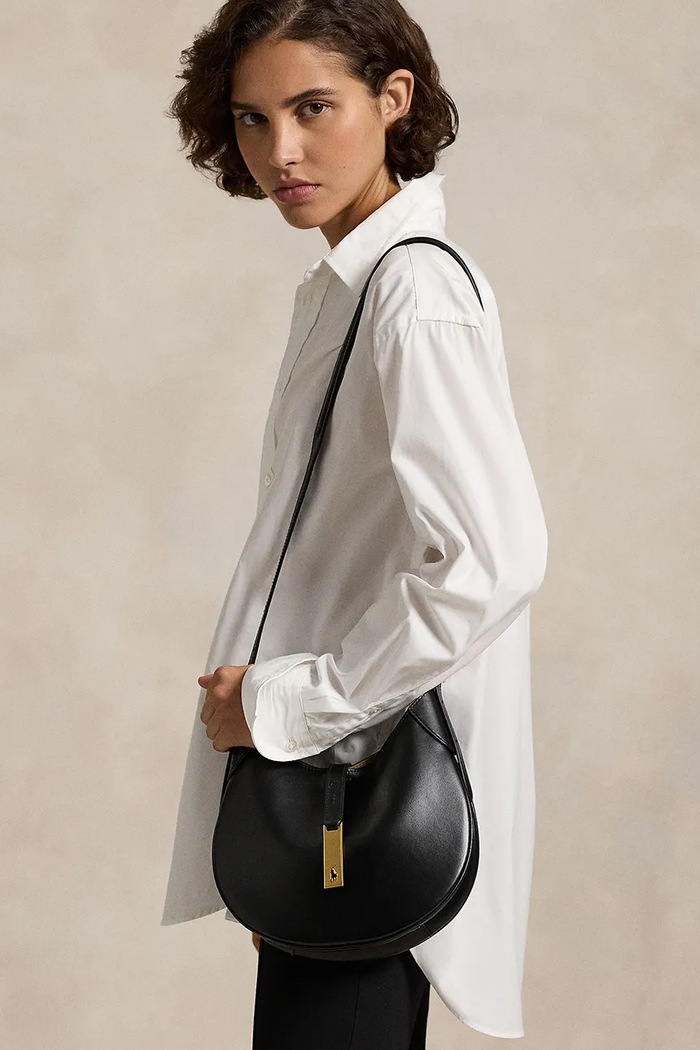Polo Ralph Lauren Сумочка hobo для женщин из кожи 428944017