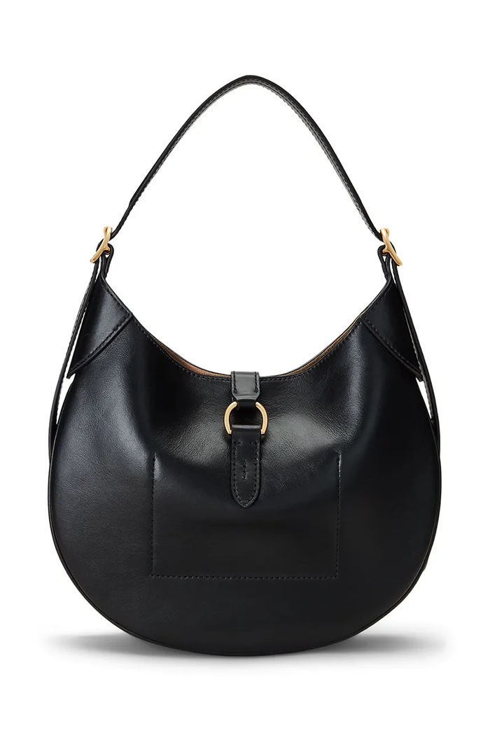 Polo Ralph Lauren Сумочка hobo для женщин из кожи 428944017 чёрный AW25