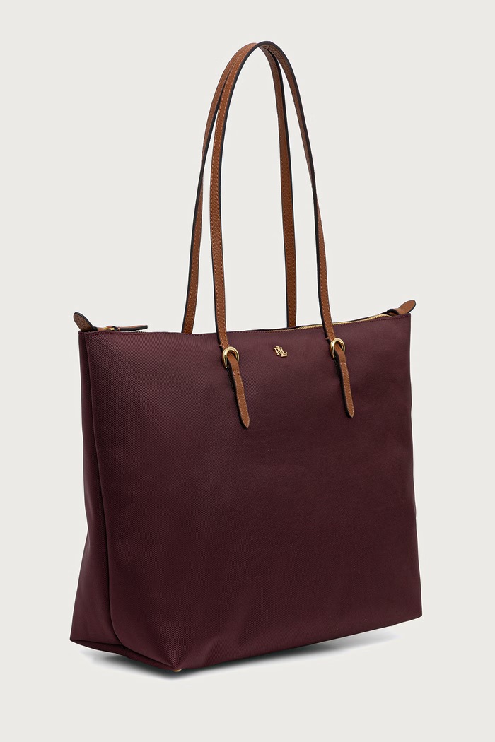Lauren Ralph Lauren Torebka tote damska 431950007 bordowy SS26