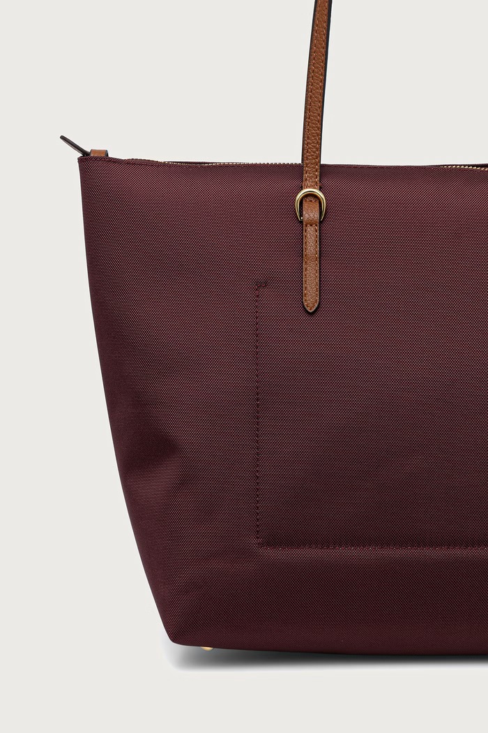 Akcesoria Lauren Ralph Lauren Torebka tote damska 431950007 bordowy