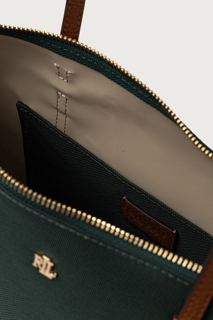 Torebka tote damska Lauren Ralph Lauren zielony 431950007