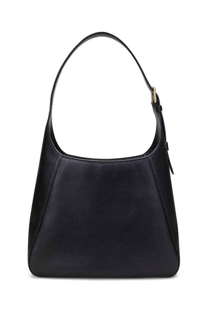 Kožená kabelka Lauren Ralph Lauren 431956790 čierna SS26