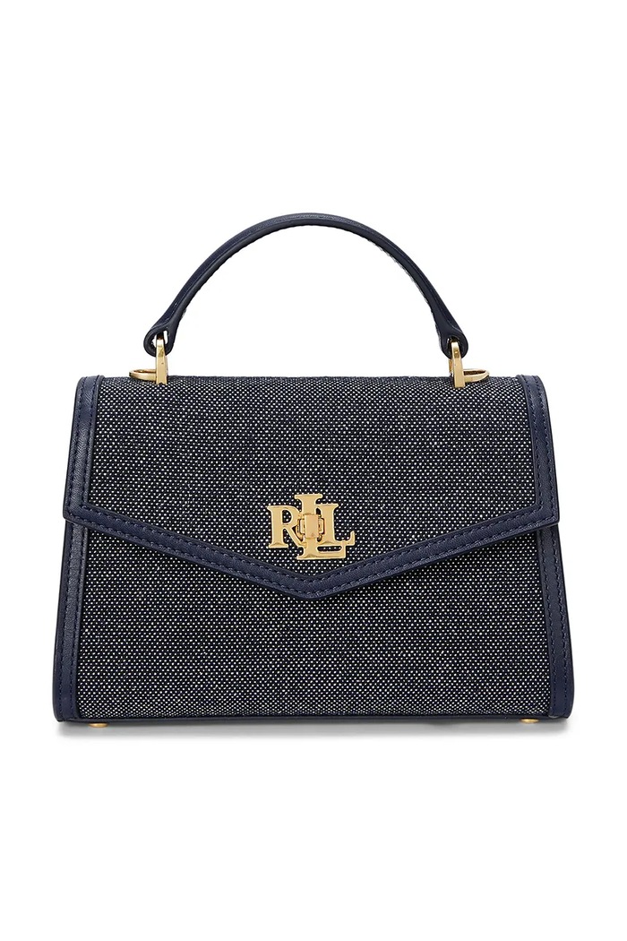 Lauren Ralph Lauren torebka nie mieści A4 granatowy 431956892