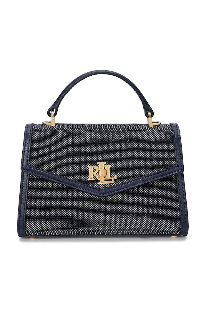 Lauren Ralph Lauren torebka nie mieści A4 granatowy 431956892