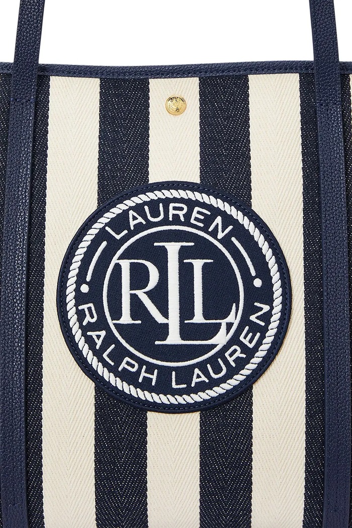 Bavlněná kabelka Lauren Ralph Lauren 431956937 námořnická modř