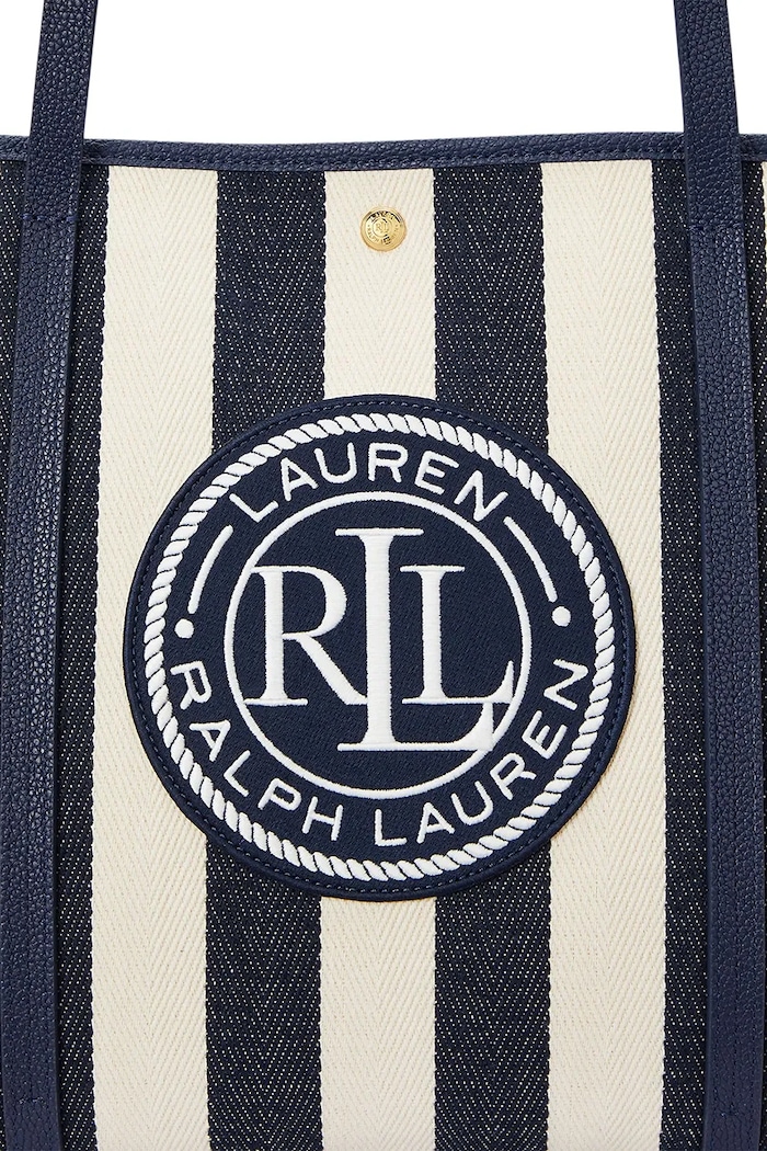 Bavlněná kabelka Lauren Ralph Lauren 431956937 námořnická modř