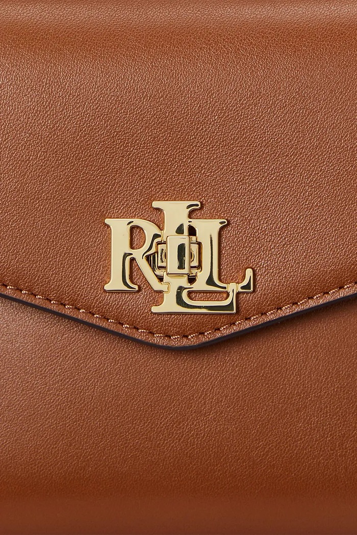 Usnjena torbica Lauren Ralph Lauren 431968761
