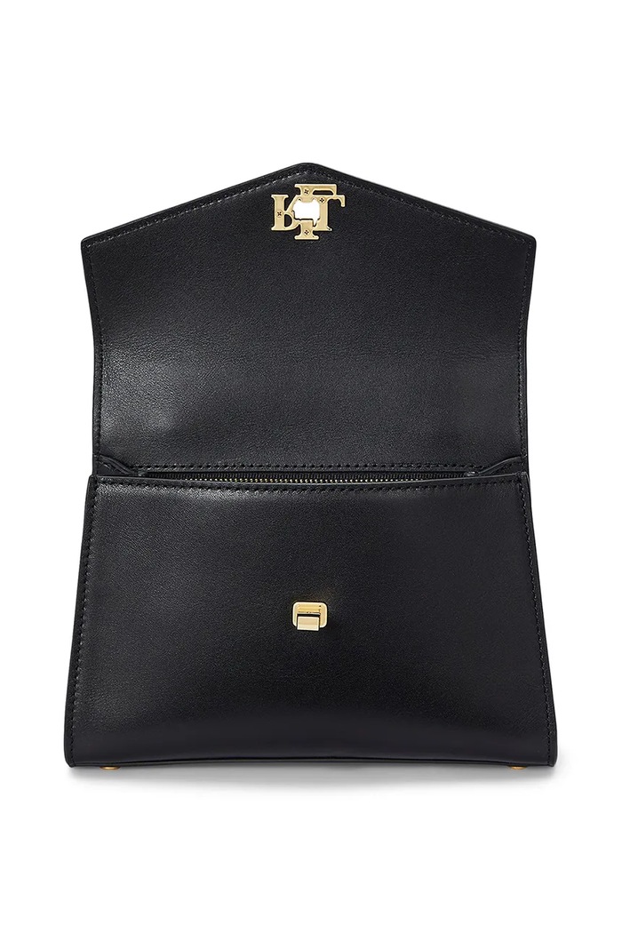 Kožna torba Lauren Ralph Lauren crna 431968761