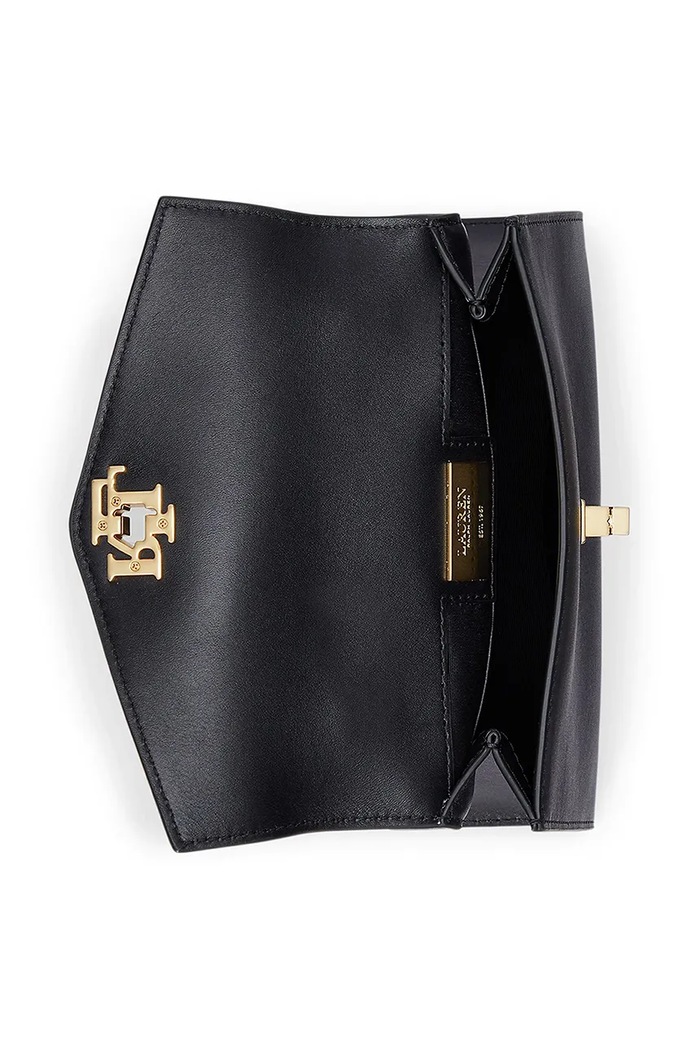 Kožna torba Lauren Ralph Lauren 431968761 crna