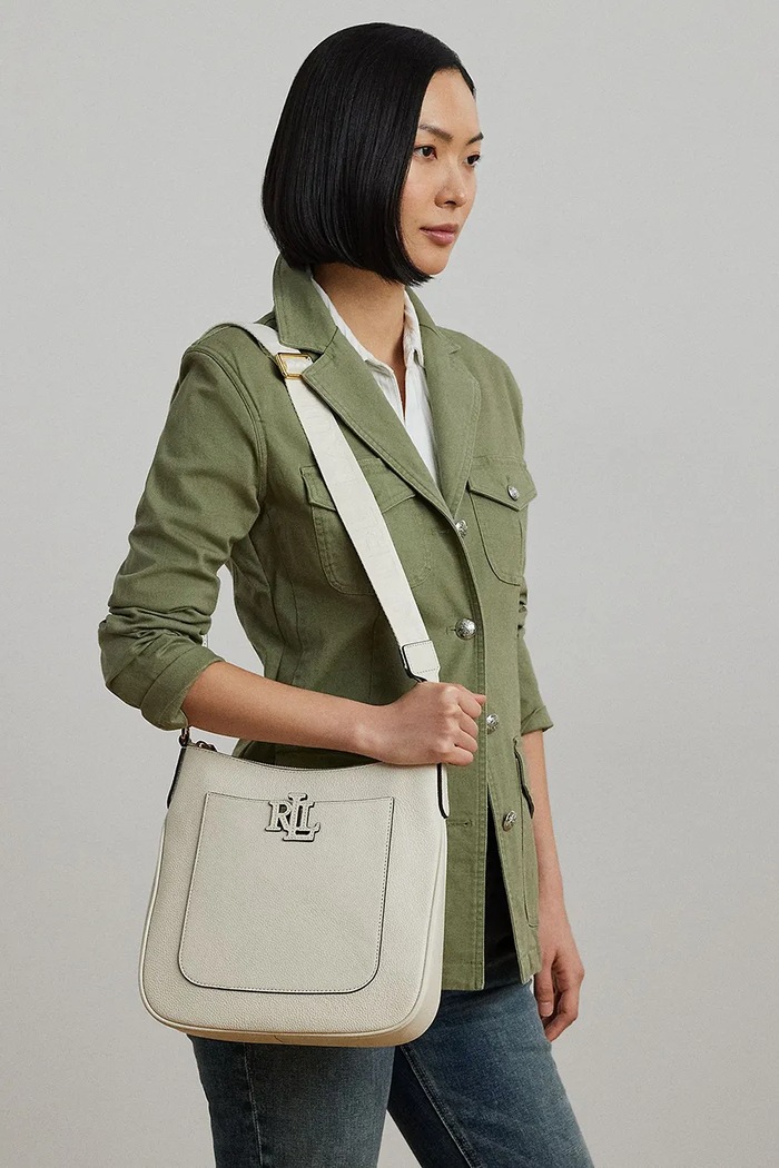 Lauren Ralph Lauren crossbody kabelka dámska kožená 431970152