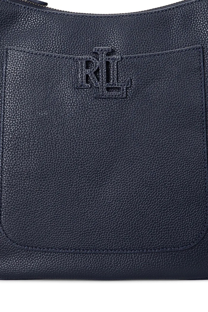Lauren Ralph Lauren torebka crossbody damska skórzana 431970152 granatowy