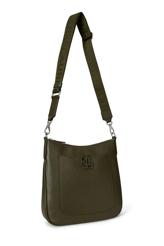 Lauren Ralph Lauren torebka crossbody damska skórzana 431970152 zielony SS26