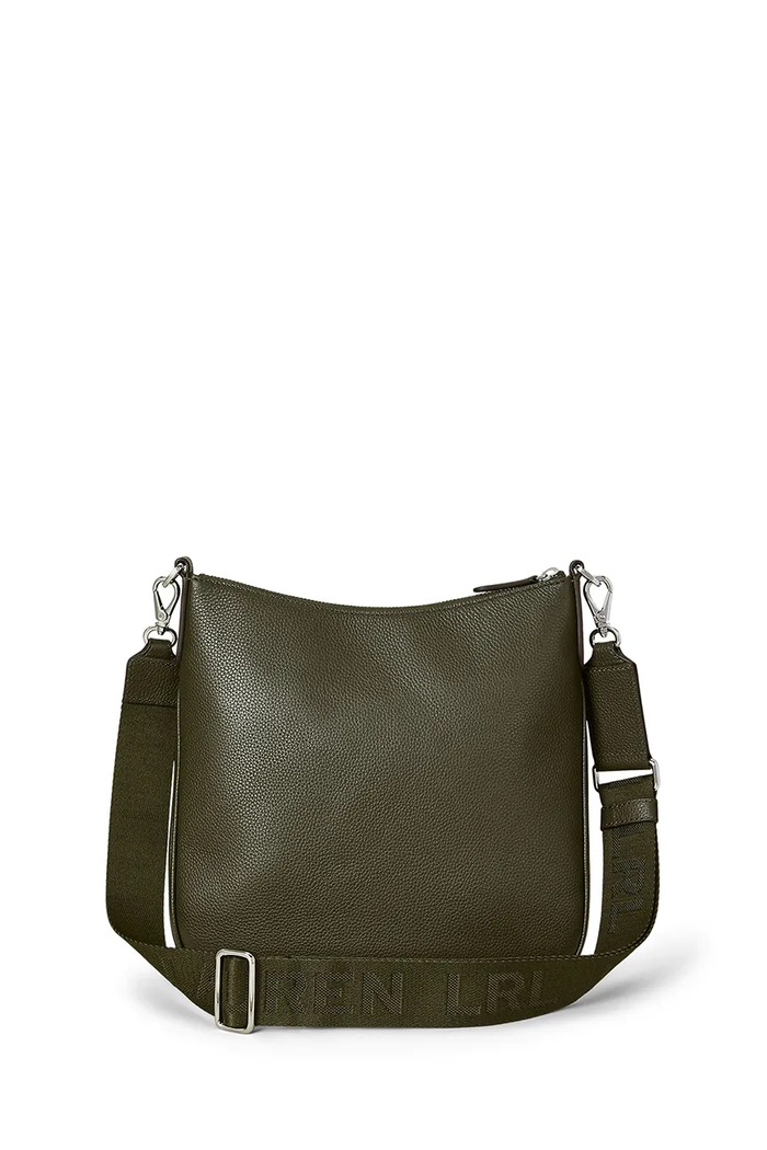 Akcesoria Lauren Ralph Lauren torebka crossbody damska skórzana 431970152 zielony