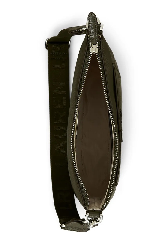 Lauren Ralph Lauren torebka crossbody damska skórzana zielony 431970152