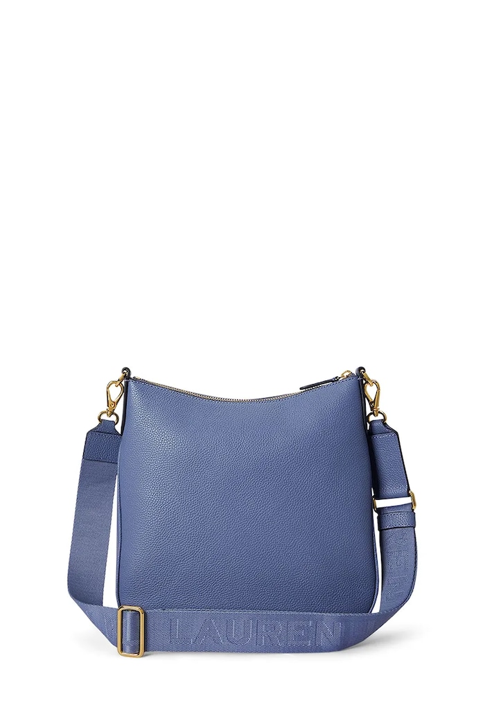 Lauren Ralph Lauren чанта crossbody дамска от кожа 431970152 син SS26