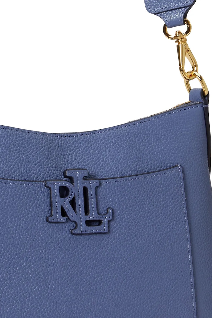 Lauren Ralph Lauren чанта crossbody дамска от кожа 431970152 син