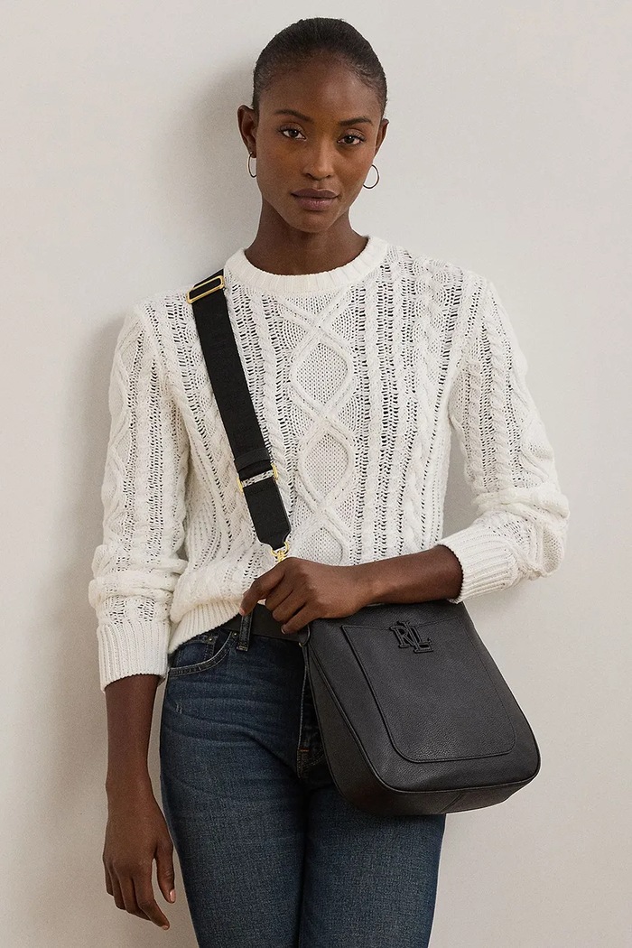 Lauren Ralph Lauren torebka crossbody damska skórzana 431970152