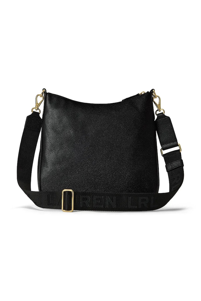 Lauren Ralph Lauren torebka crossbody damska skórzana 431970152 czarny SS26