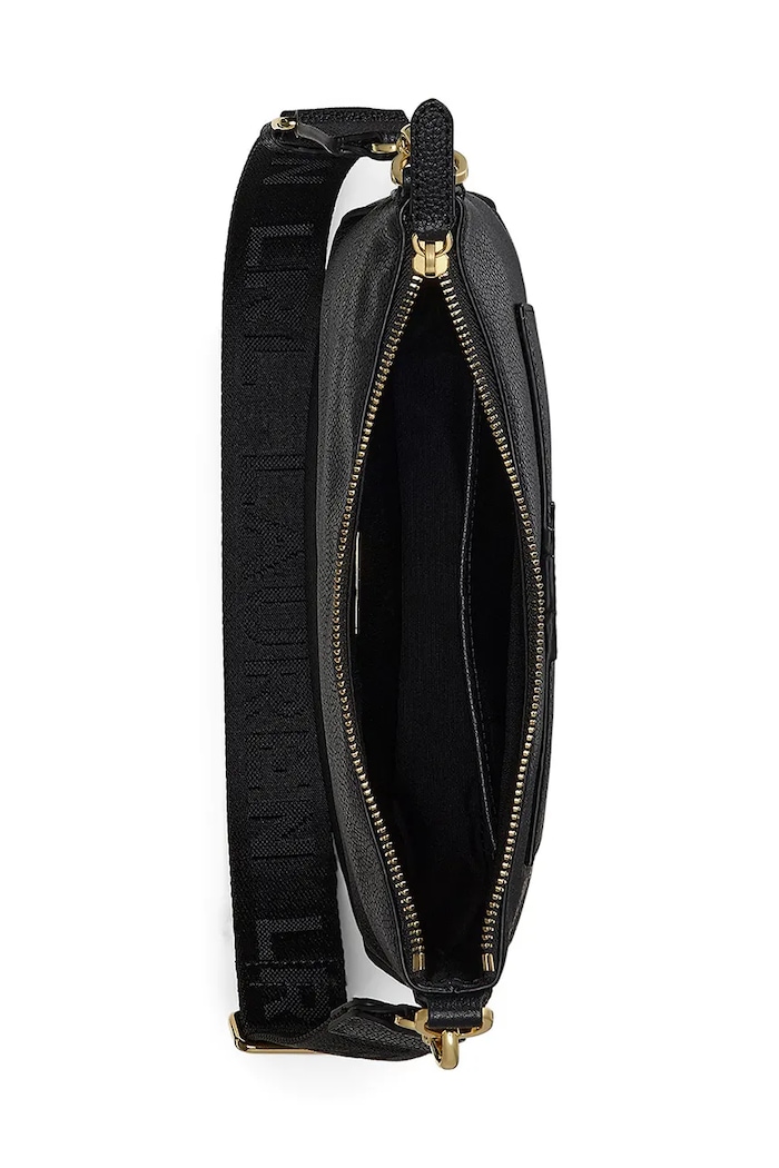 Lauren Ralph Lauren torebka crossbody damska skórzana czarny 431970152