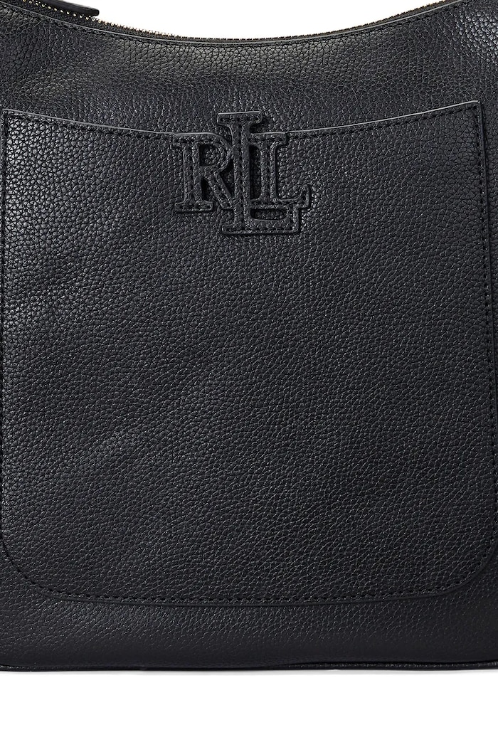 Lauren Ralph Lauren torebka crossbody damska skórzana 431970152 czarny