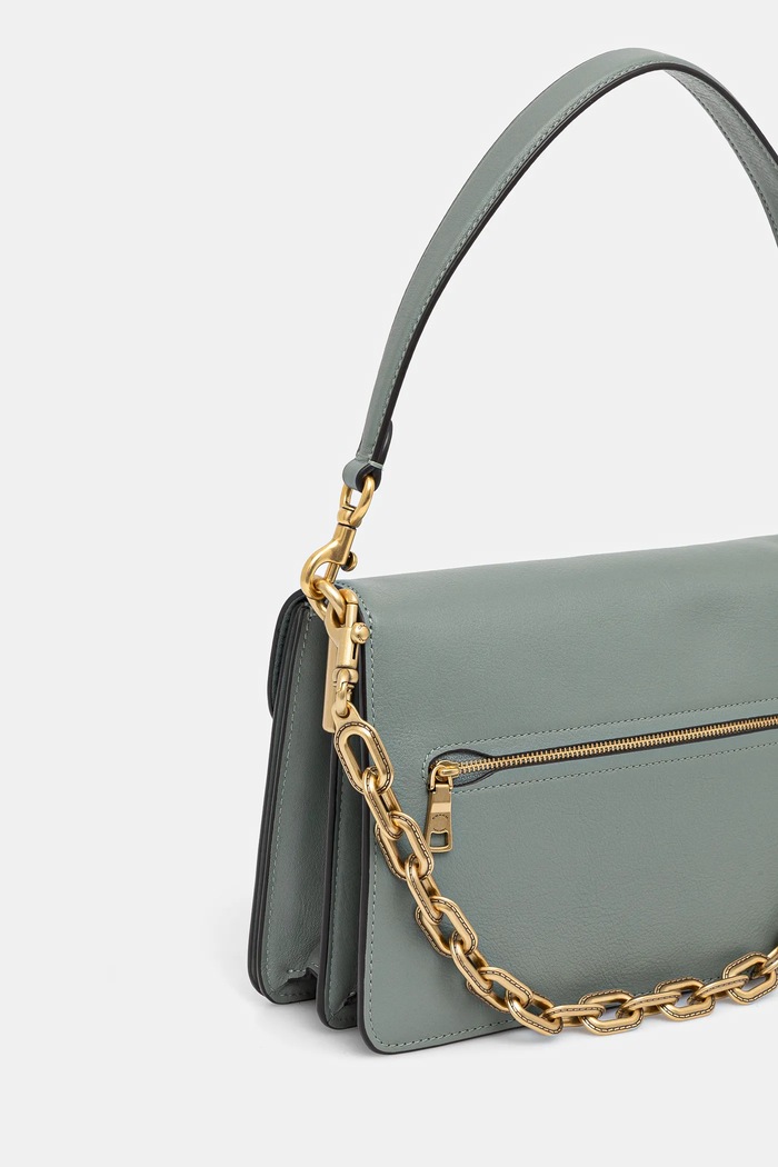 Accesorii Coach geantă crossbody pentru femei din piele TABBY CY919 verde