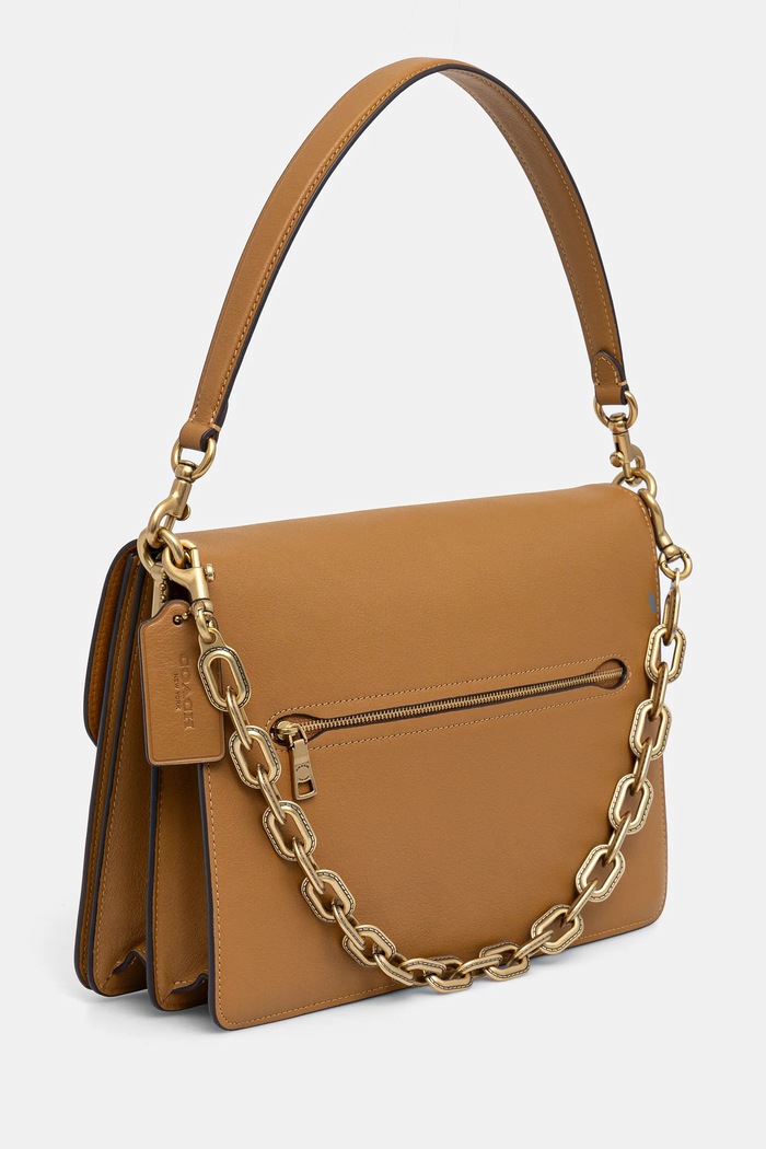 Accesorii Coach geantă de piele TABBY CY920 bej