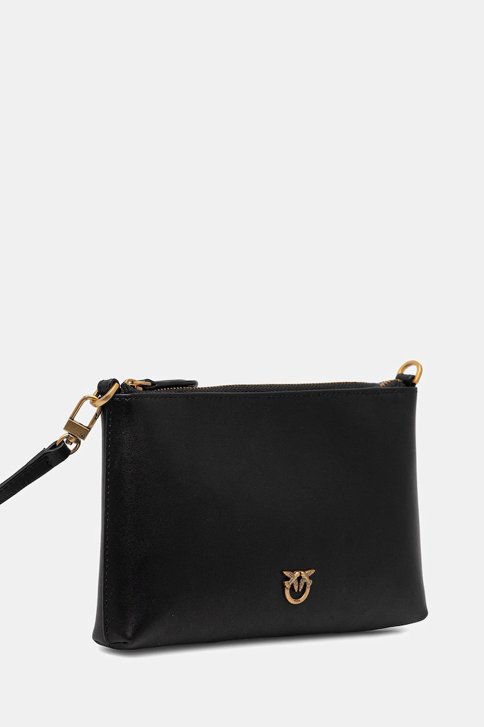 Pinko kopertówka skórzana 104277.A0F1 czarny SS25