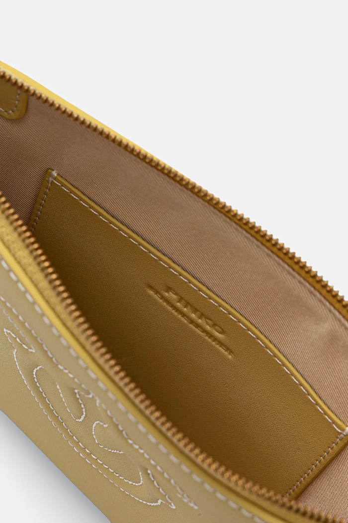 Pinko pochette di pelle 104353.A2AN verde