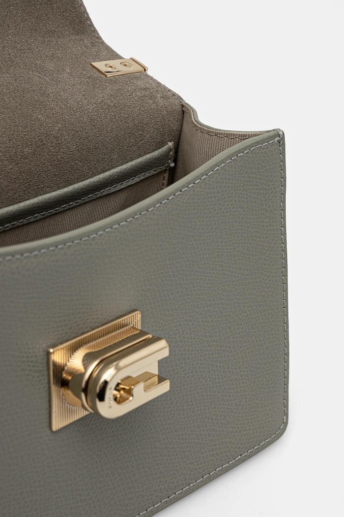 Furla torebka skórzana szary BAFKACO.ARE000.AG700
