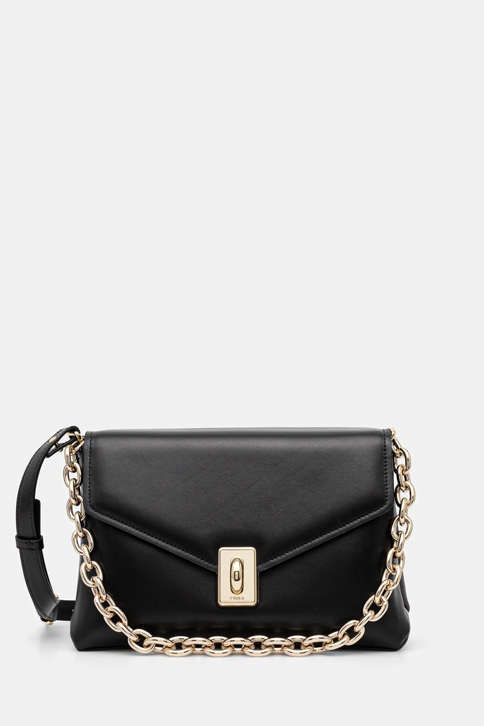 Furla Torebka skórzana czarny WB01448.BX3227.O6000