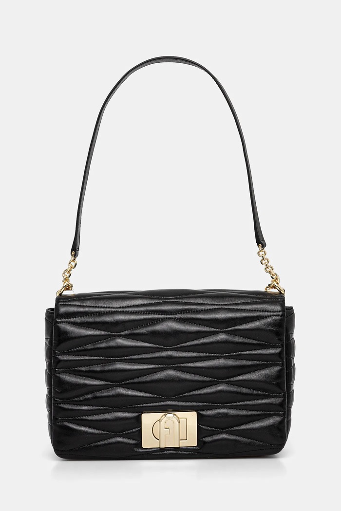 Furla torebka skóra licowa czarny WB01672.BX3221.O6000