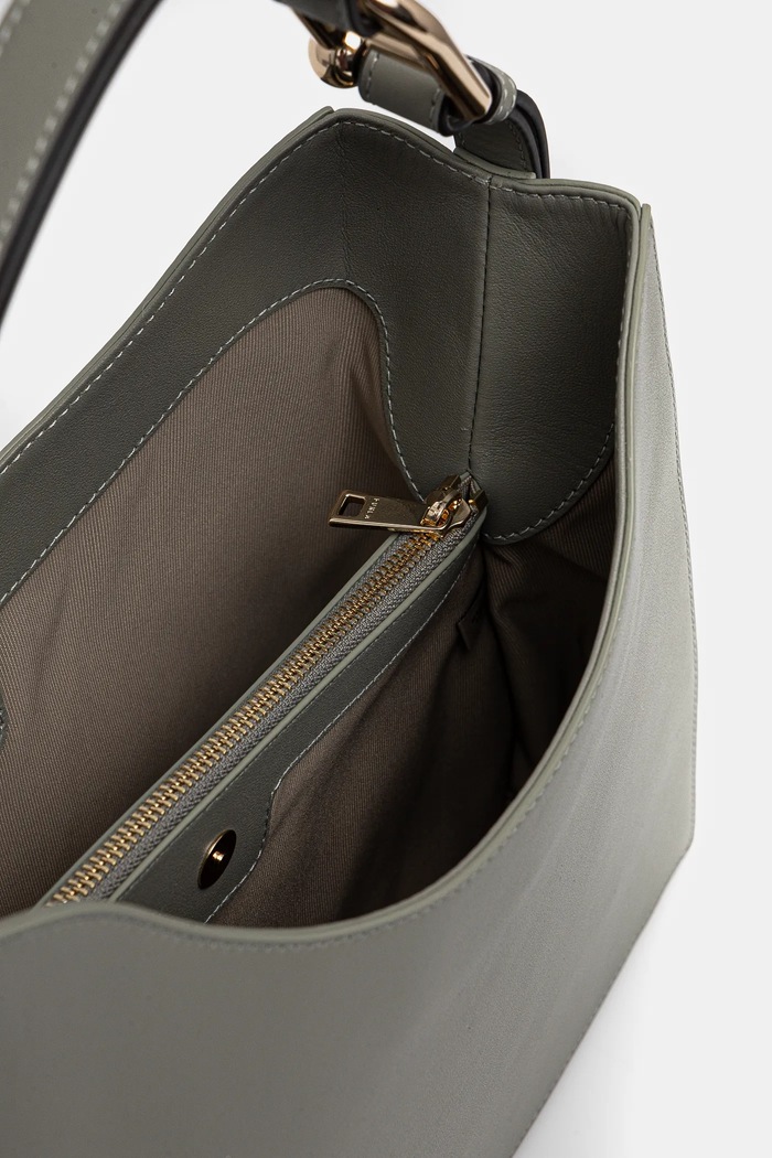 Kožená kabelka Furla WB01246.BX2045.AG700 zelená