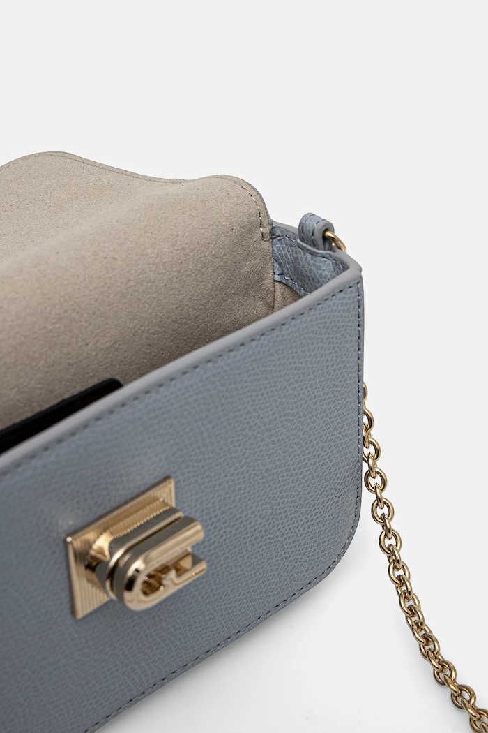 Furla poseta de piele albastru WE00265.ARE000.55000