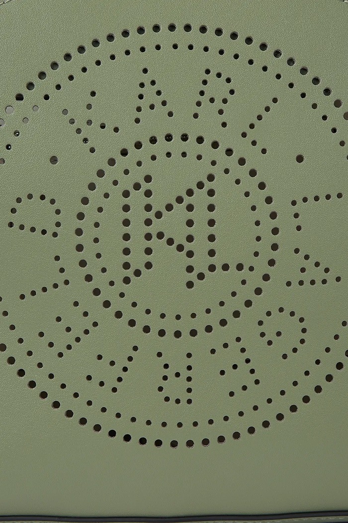 Kožená kabelka Karl Lagerfeld K/CIRCLE zelená A1W30058