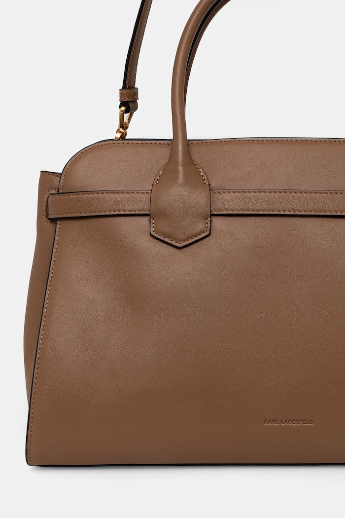 Аксесуари Шкіряна сумочка Karl Lagerfeld A1W30148 коричневий