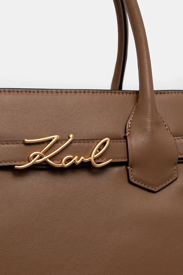 Шкіряна сумочка Karl Lagerfeld коричневий A1W30148