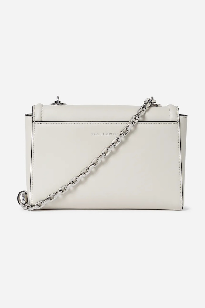 Karl Lagerfeld poseta de piele K/AUTOGRAPH A1W30174 alb AW25