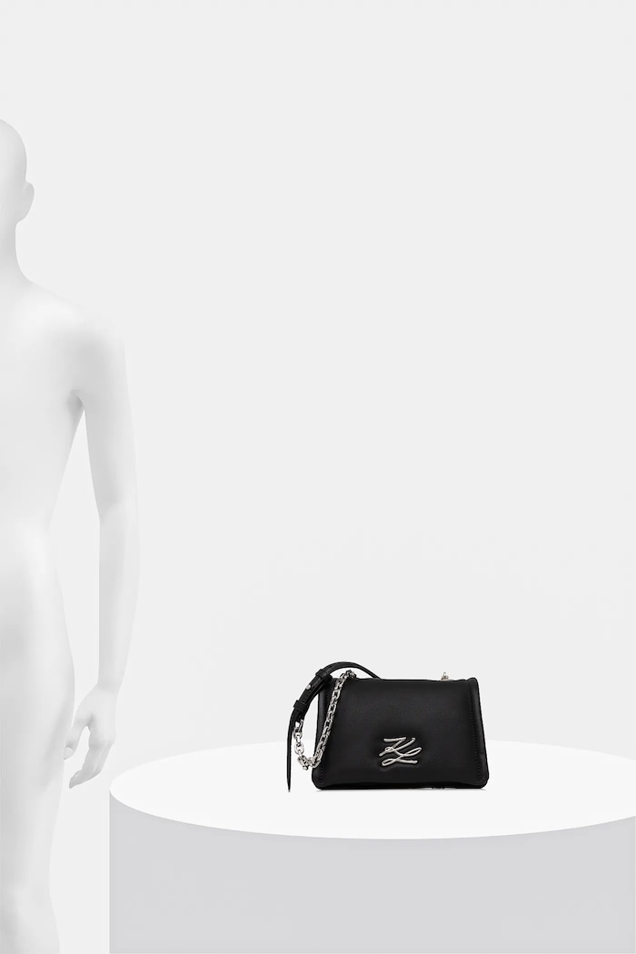 Kožená kabelka Karl Lagerfeld A1W30175
