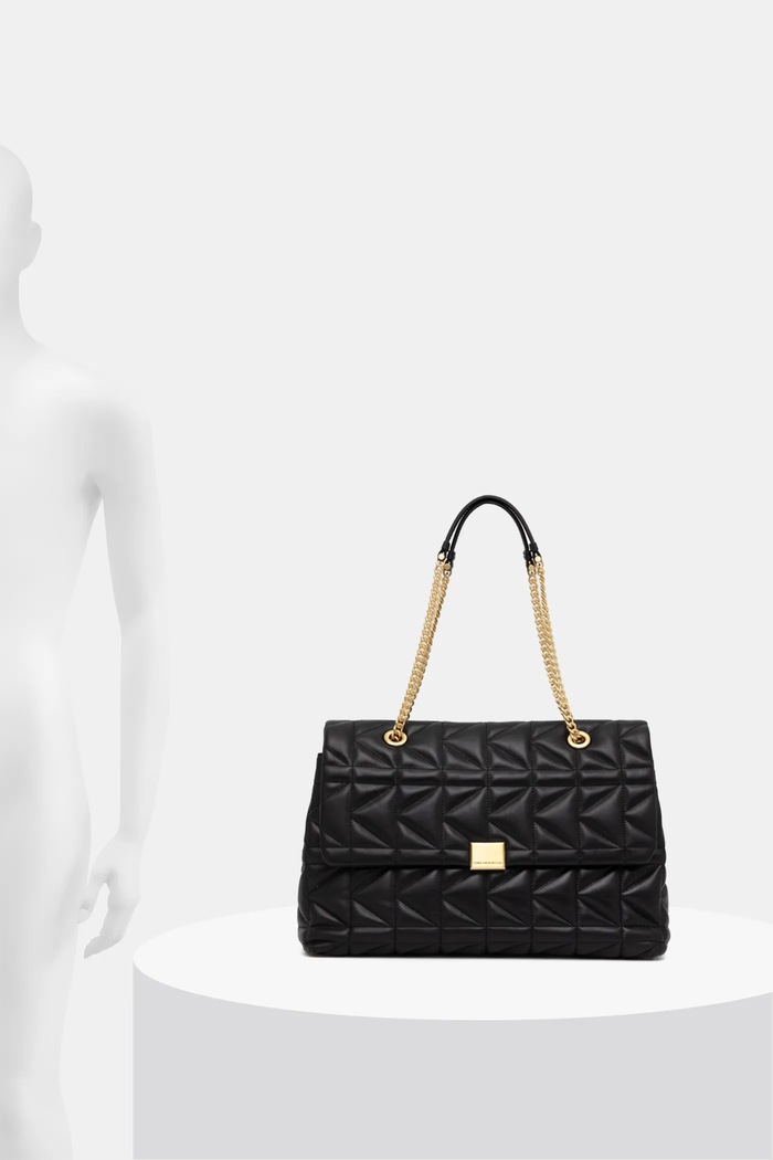 Kožená kabelka Karl Lagerfeld A1W30189