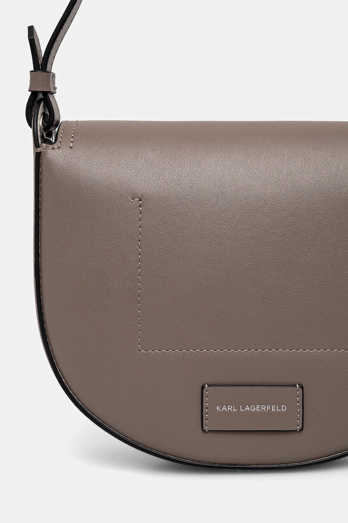 Accesorii Karl Lagerfeld poseta de piele A1W30212 bej