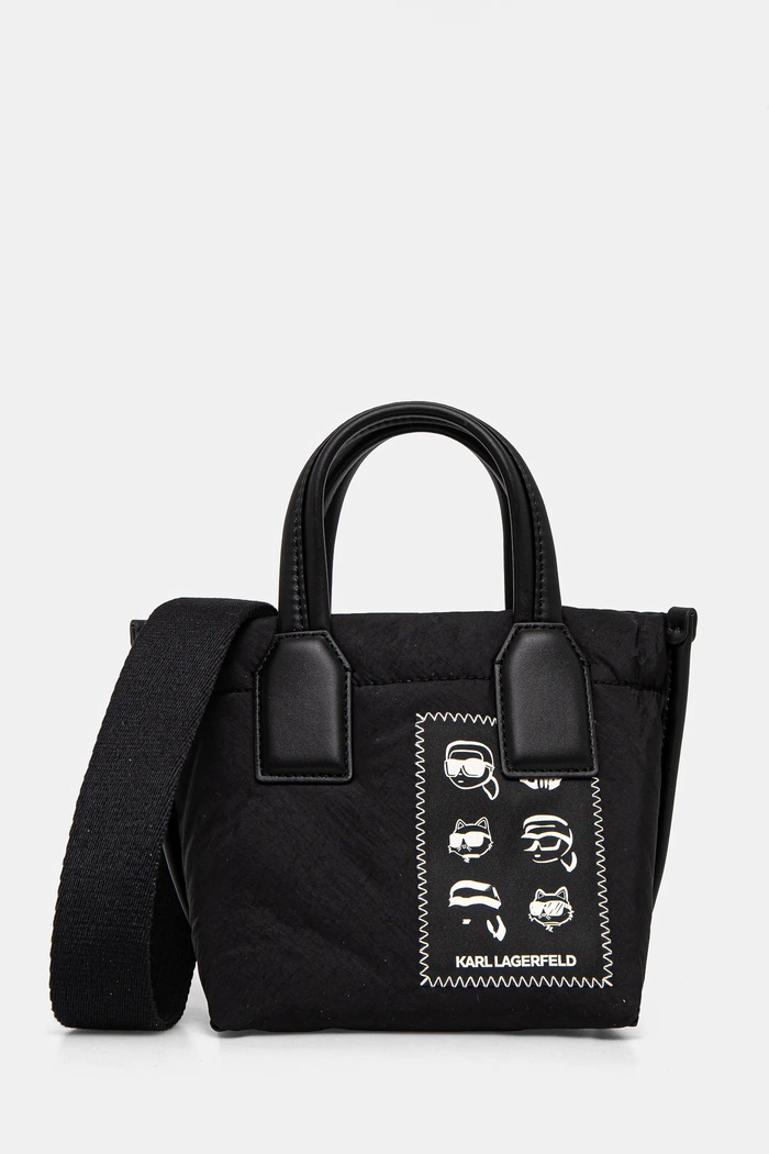 Τσάντα Karl Lagerfeld υφασμάτινο μαύρο A1W30229